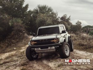 Ford Bronco Custom Wheels - HFX-1 by Vossen - Polished Silver Ford Bronco Custom Wheels - HFX-1 by Vossen - Polished Silver